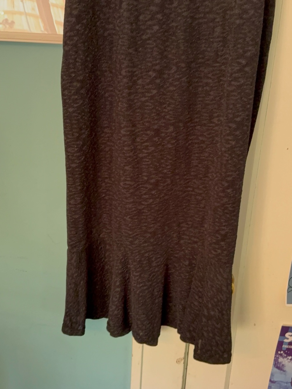 Anthropologie Sweetheart  Black Corset  Midi Dress - Picture 6 of 6